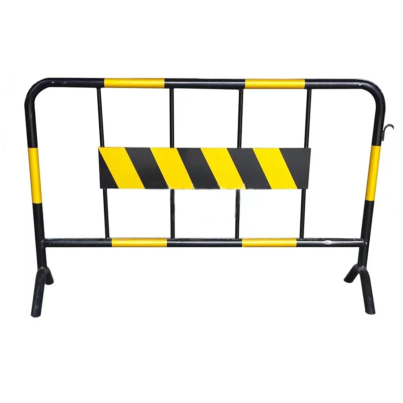 High Quality Galvanized Steel Picket Fence Portable Traffic Barrier Barricad