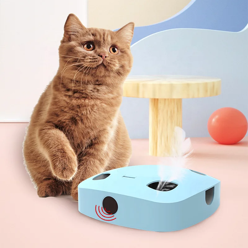2021 New Interactive Automatic Cat Exercise Teaser Toy for for Indoor Cats