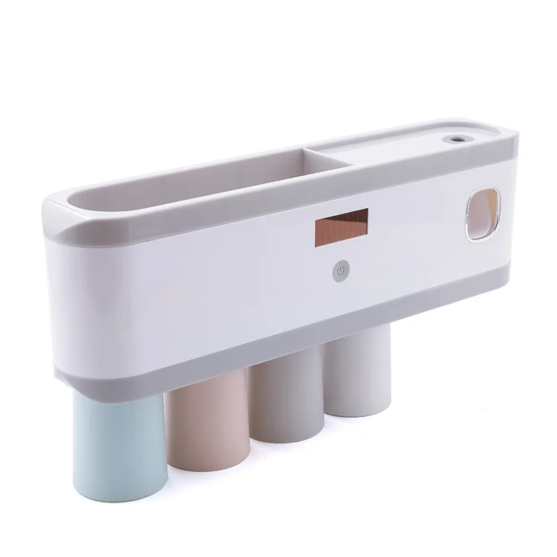 New Products Intelligent Sterilization Magnetic Suction Cup Smart Toothbrush Stand Holder Uv