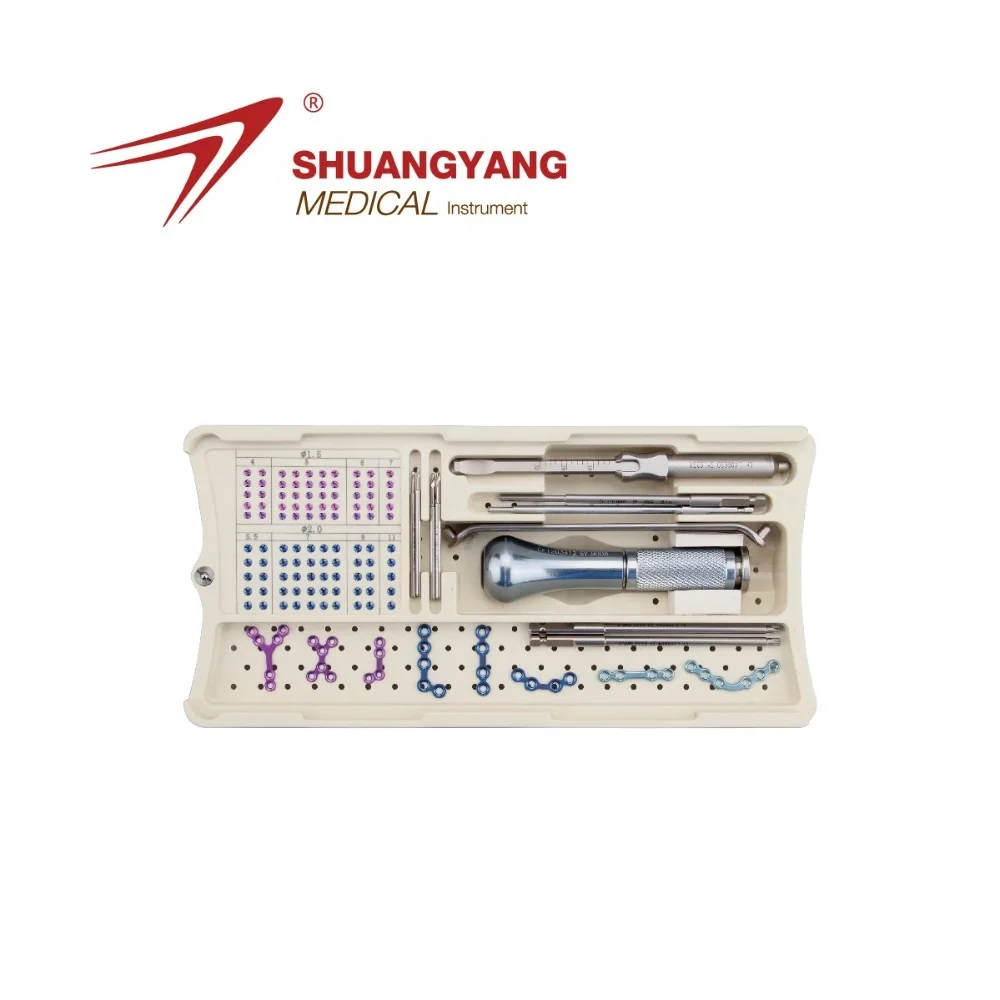 maxillofacial titanium locking mini arc plate of orthopedic implants and interventional materials