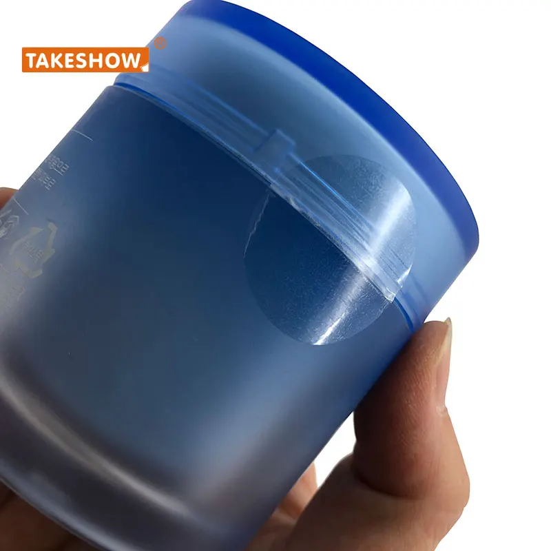 Transparent label, adhesive vinyl sticker ,top grade clear sticker 40mm/4cm