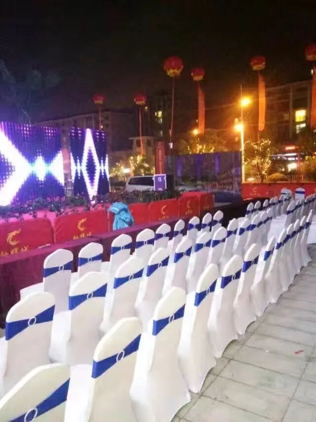 Modern Style White Chair Covers Wedding Decoration Dining Chair Cover Chair Covers For Wedding