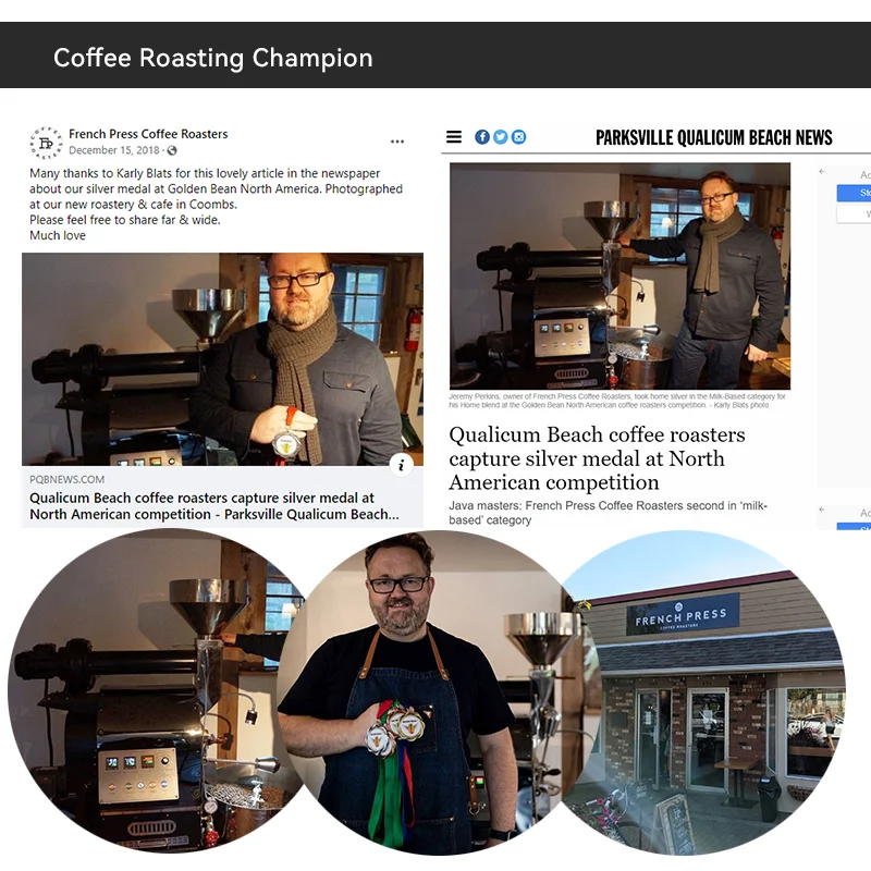 Yoshan 1 Lb 1kg Small Electric Bean Temperature Control Buy 3kg Coffee Roaster Machine For Commercial Use