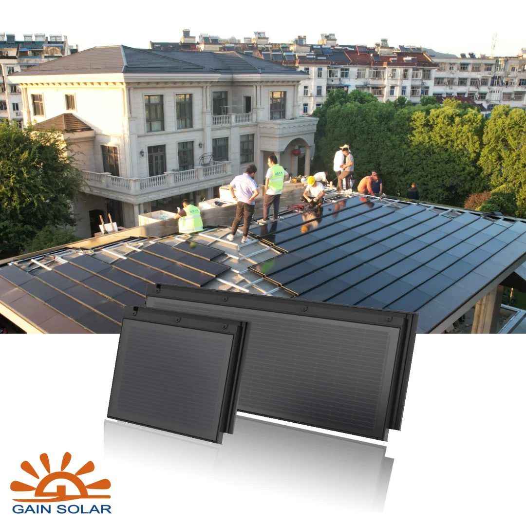 New arrival solar residential roof tiles spanish style shake type tile solar panels tile roof for UK market