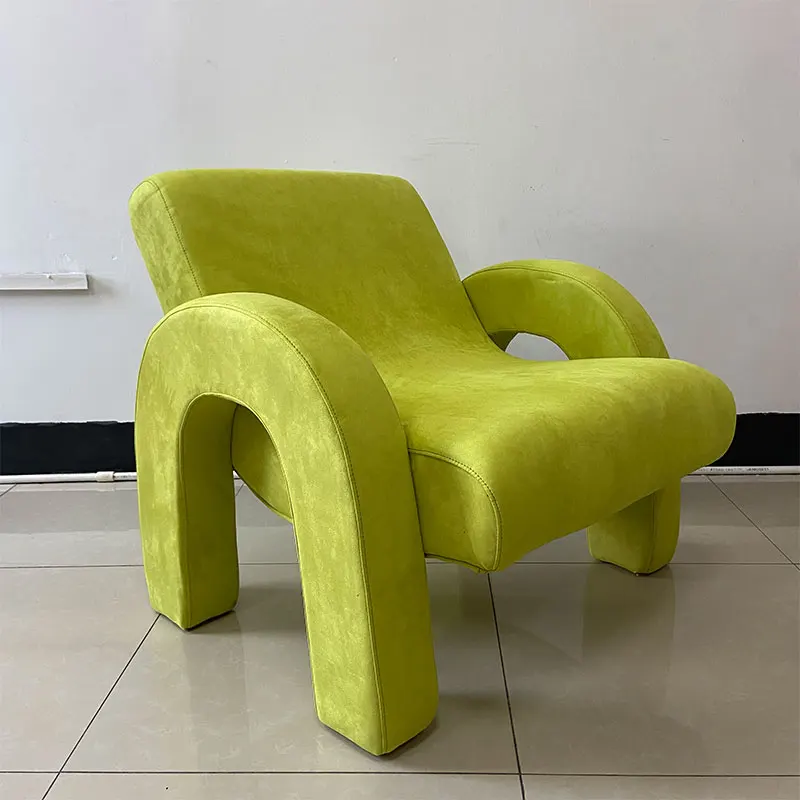 living waiting room relax fabric lounge chair