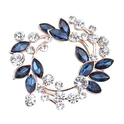 Wedding Rhinestone Broochec pin Austrian Crystal Swan Brooch Pin For Women
