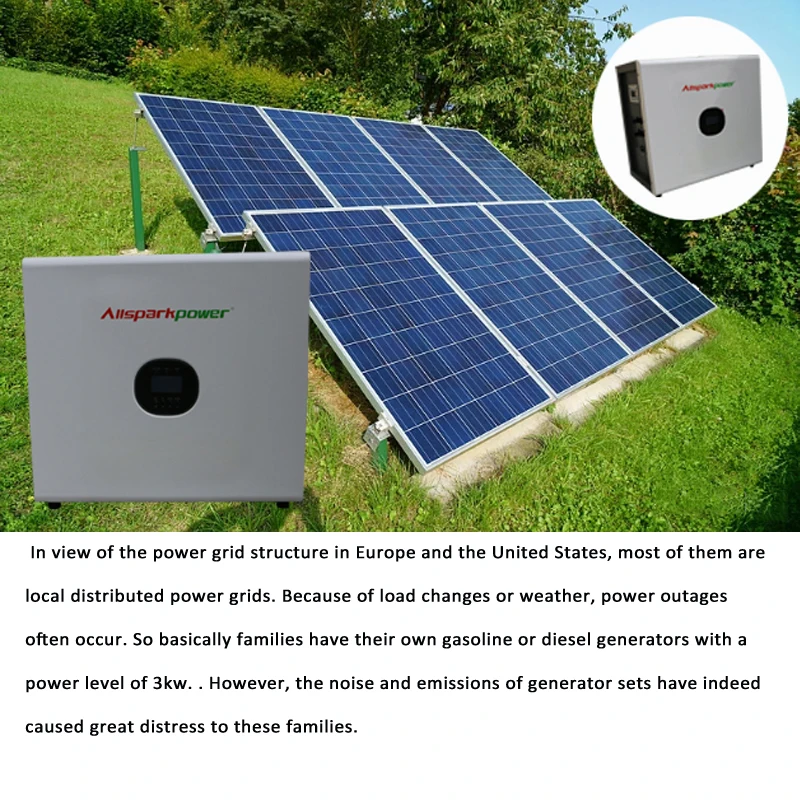 LiFePO4 Battery storage  backup power 3kw 3.5KWh Solar Energy System 10 years warranty
