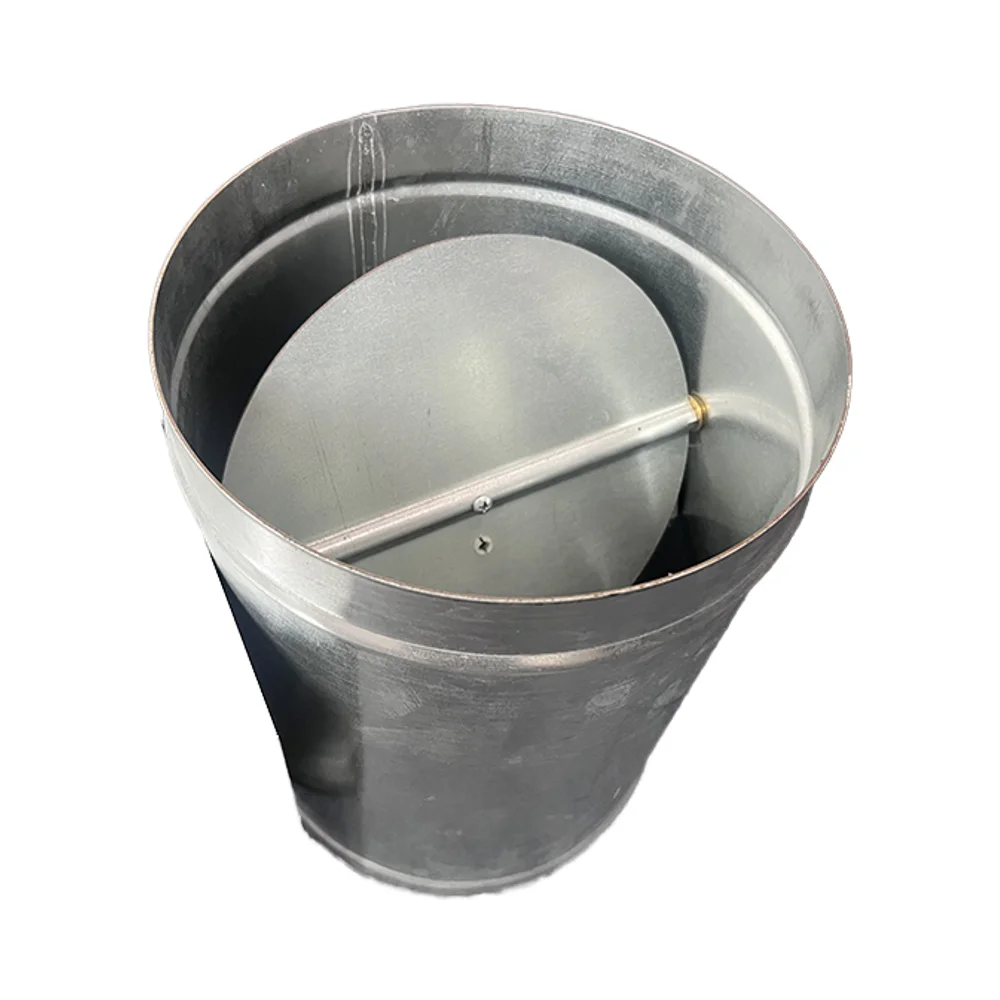 China factory custom round electric multi-leaf constant air volume regulating valve Hvac motorized volume control air damper