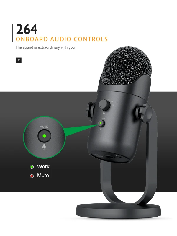 Dingzhi Microphone wired computer desktop notebook online class karaoke microphone recording dubbing game Microphone