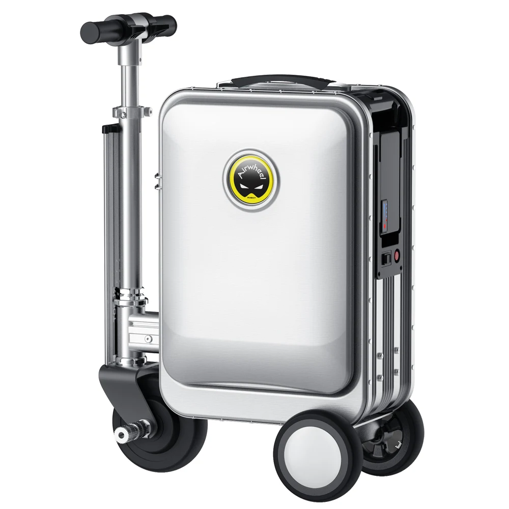 Airwheel Manufacturer Luxury Aluminium Frame minion suitcase Business Airport Metal Trolley Luggage