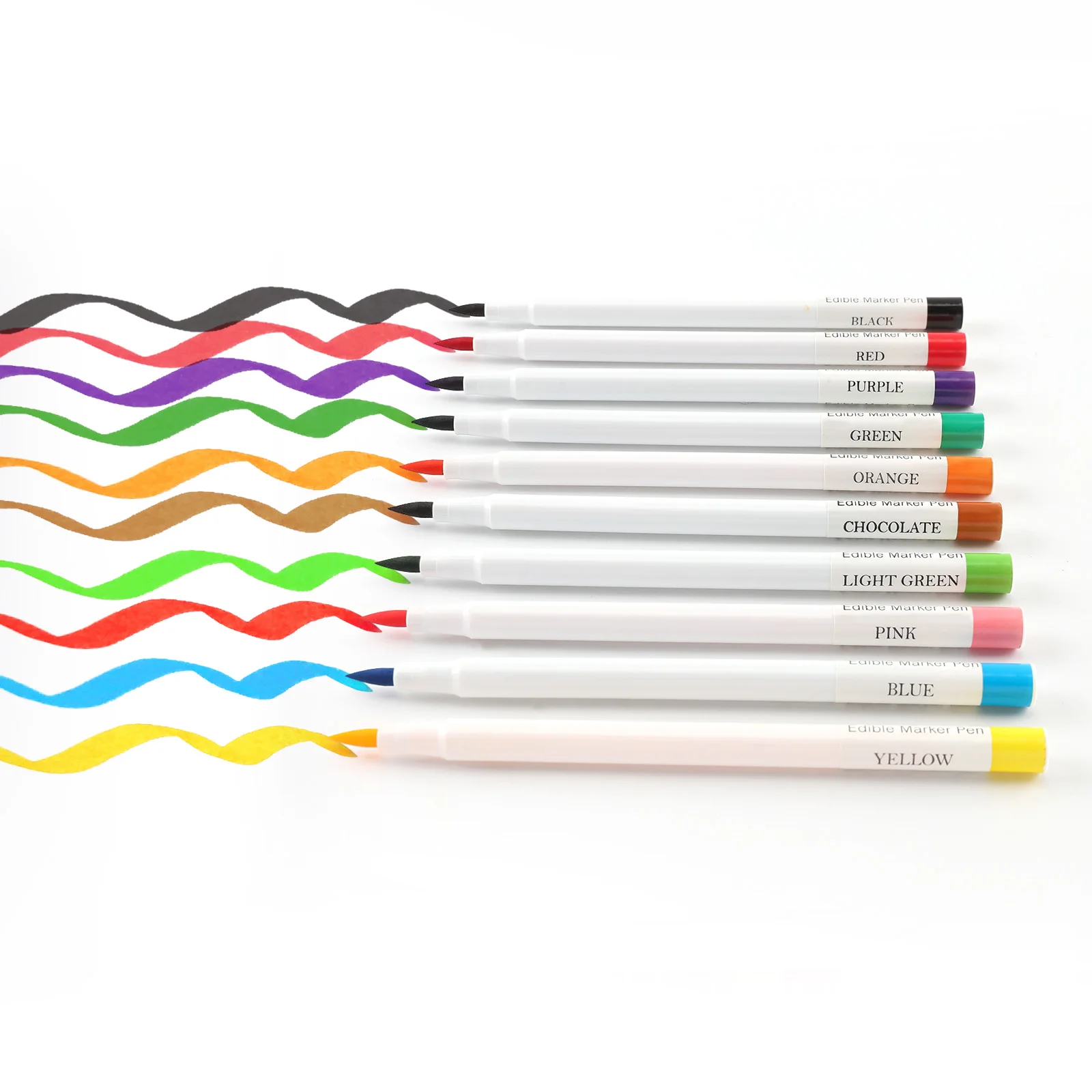 Edible Marker Pens for cookie decorating black Cake Decorating Pen Chocolate edible pen FoodWriter Color Fine-Tip Edible Marker