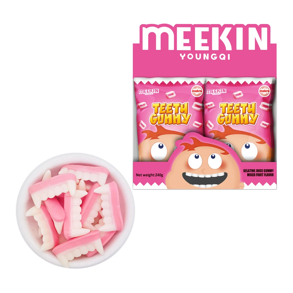 wholesale candy manufacture new lovely tooth soft candy wholesale  manufacture   gummy candy