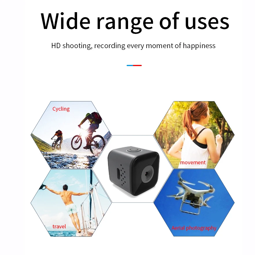 SQ28 1080P HD Waterproof Camcorder IP Wireless Video Micro Camara Outdoor Mini Wifi Camera