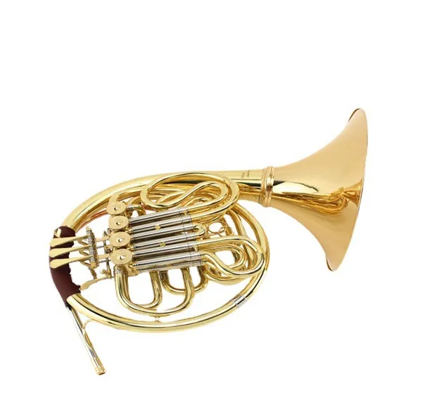professional Double-row French horn in B flat /F with a French split horn orchestra trumpet for musician
