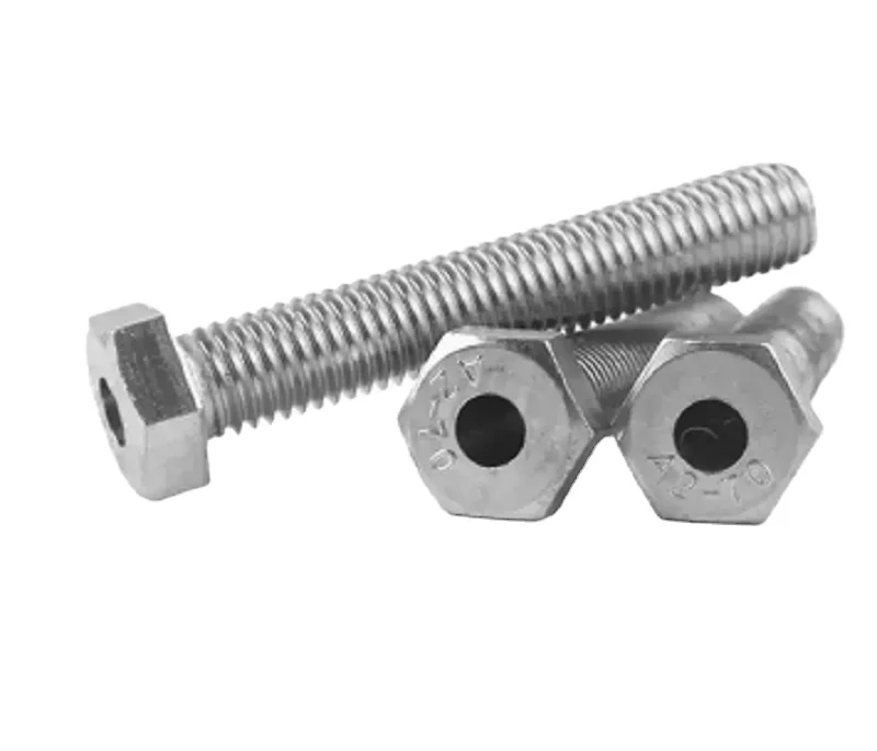 Good Quality DIN 933 SS Hex Head Through Hole Screw Hollow Bolt