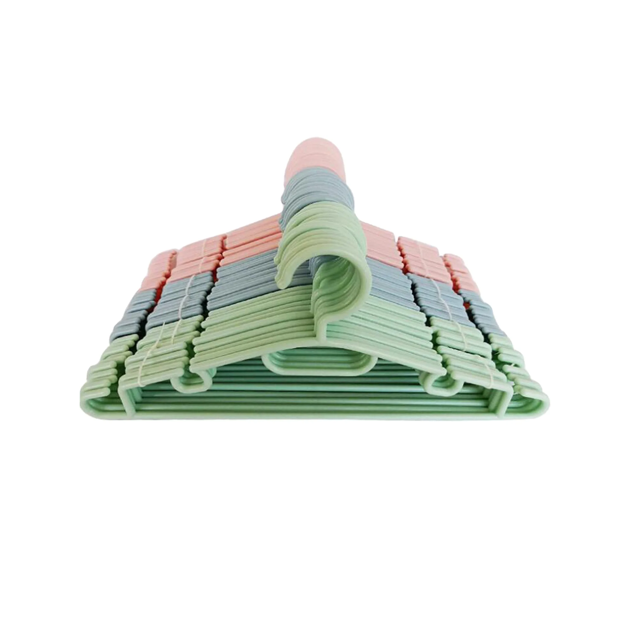 
Nantong BSCI Factory Colorful Strong 39cm Plastic Clothes Hanger Garment Coat Trouser Durable Hanger Wholesale 