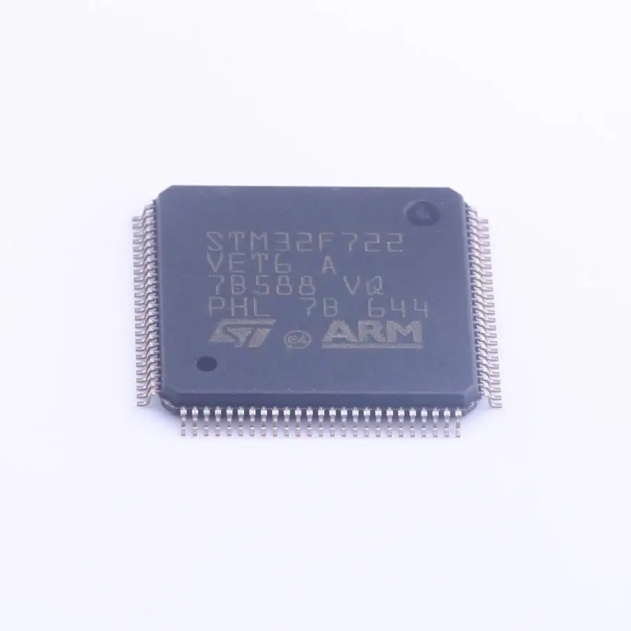 Original New STM32F722 Microcontroller LQFP-100 MCU IC Chip STM32F722VCT6
