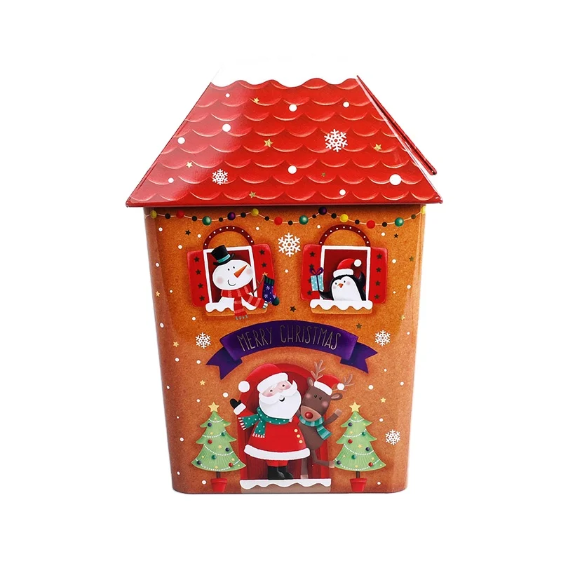 Лучшее качество металлическая коробка форма олова для рождественской упаковки