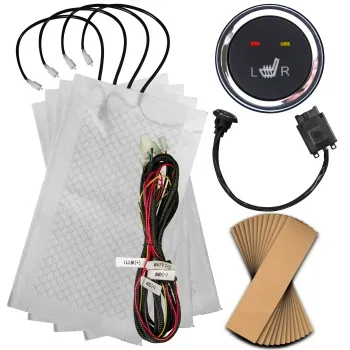 12v carbon fiber car seat heater Insert Heated Seat Heater Kits - 2 Seats