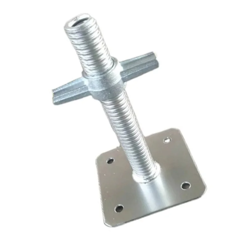 Screw jack Scaffolding Adjustable U Head Steel Hollow Jack Base for construction