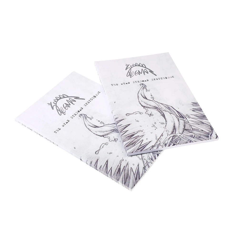 Original painting artbook black and white photo sketch custom softcover COMIC book