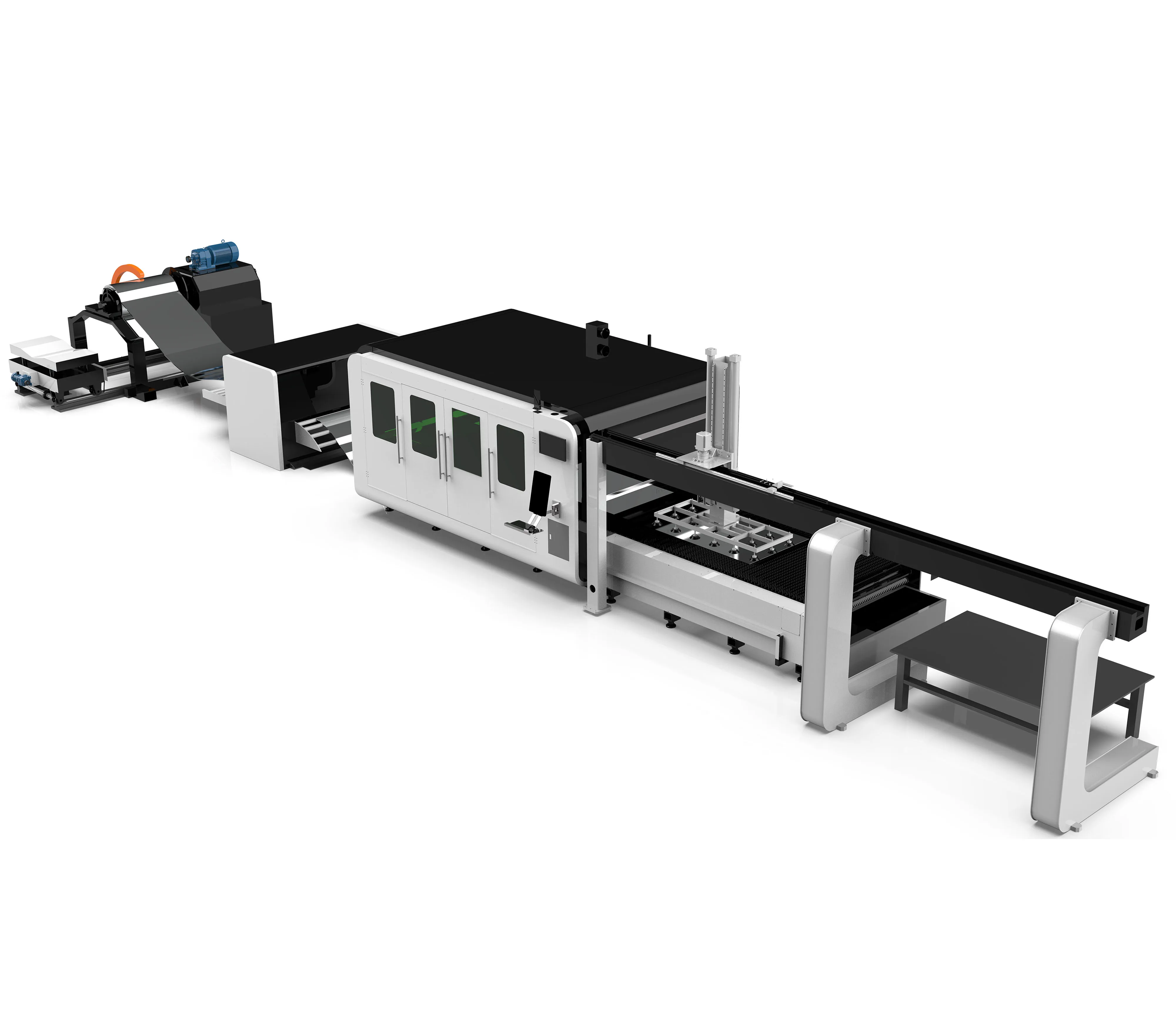 2021 новая модель Катушечной пластины волоконно-лазерной резки 2000 Вт