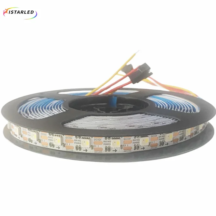 12V DC addressable sk6812 rgbw 8 feet 60led smd5050 rgbw 60 pixels individually flexible ktv nightclub led strip