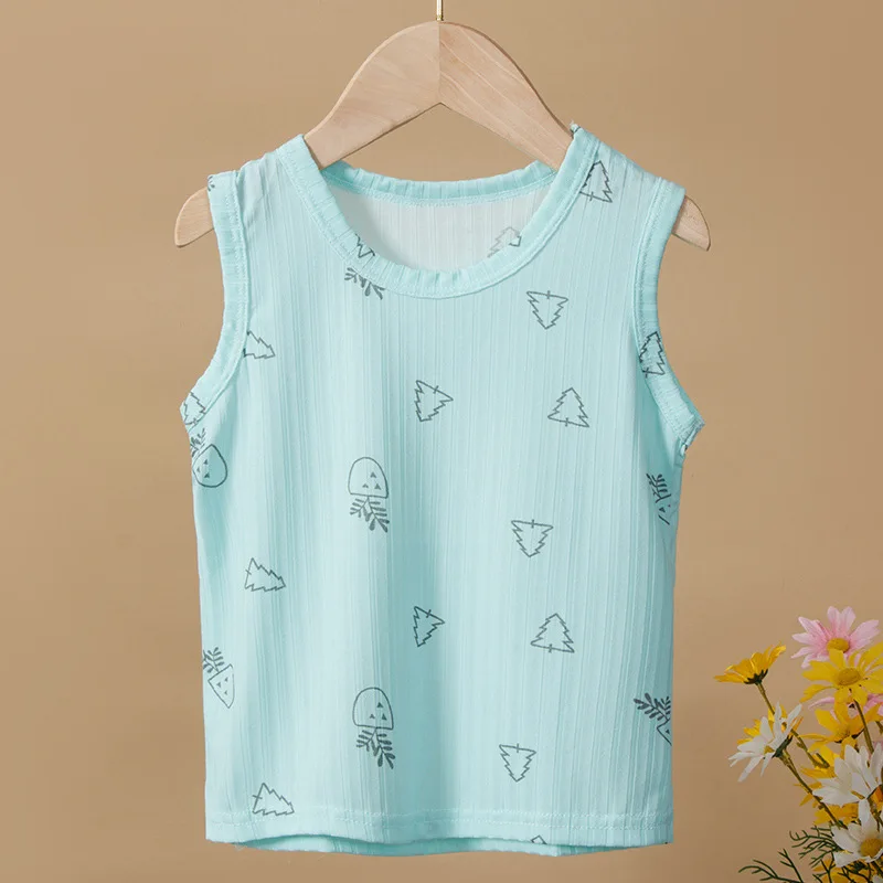 Wholesale Baby Boys Tank Tops Cheap Children Sleeveless T-shirts Kids Singlets Casual for Summer
