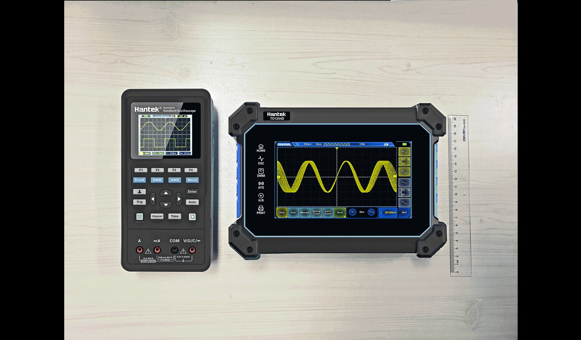 Multi-function Full Touch Screen  TO1112  111MHz Bandwidth 250M Sa/s Sampling Rate 8M Storage depth  Tablet Digital Oscilloscope