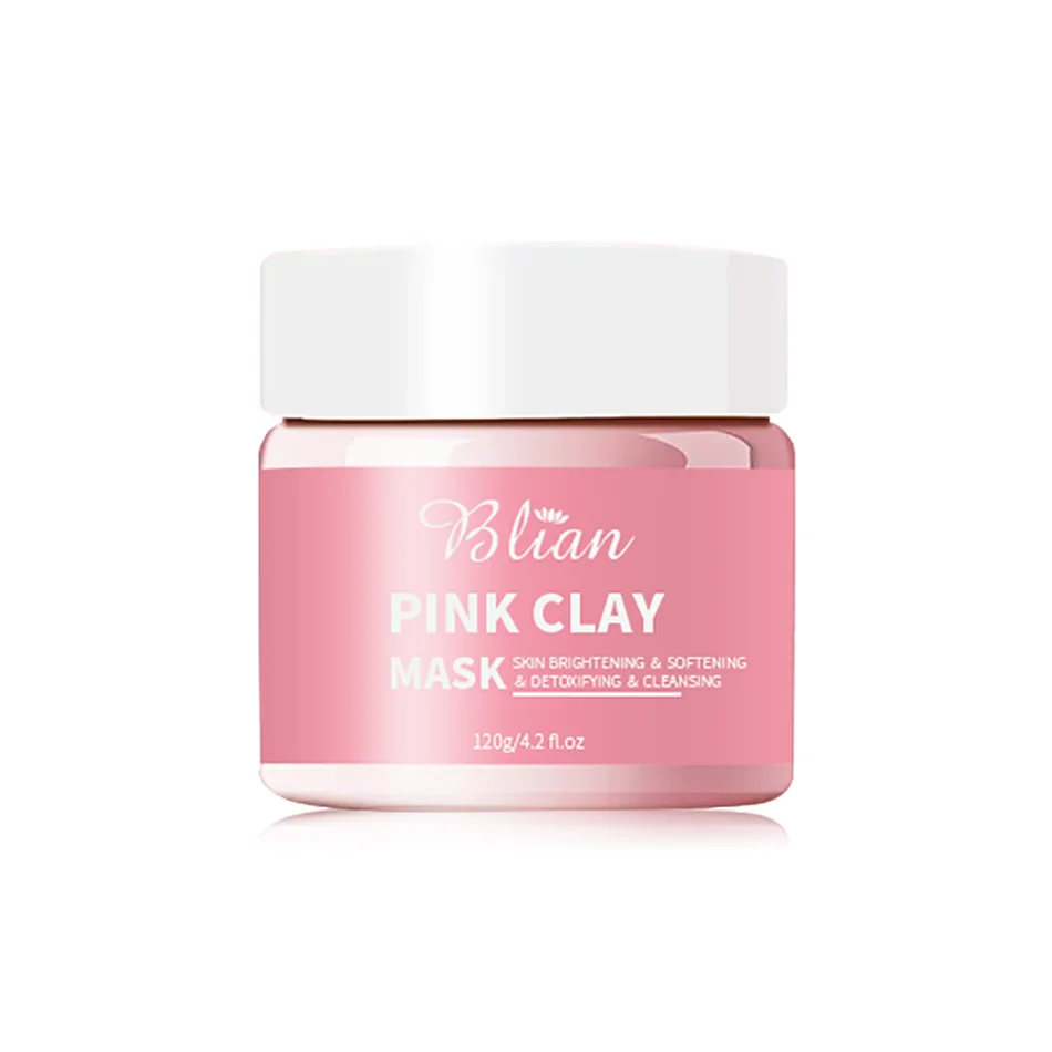 Оптовая продажа, Лидер продаж, маска для лица с отбеливающей розовой глиной, маска для ухода за лицом