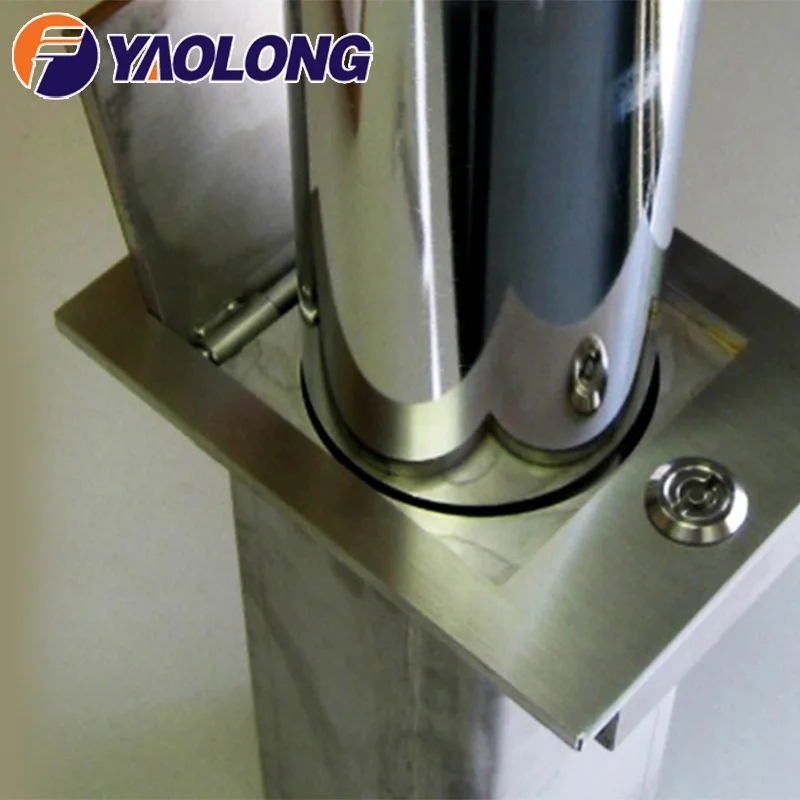 stainless steel key bollard 316 traffic pillar