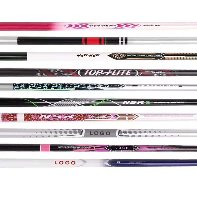 Factory Custom Logo Golf Driver Wood Iron Graphite Golf Club Shafts Carbon Fiber Golf Shaft