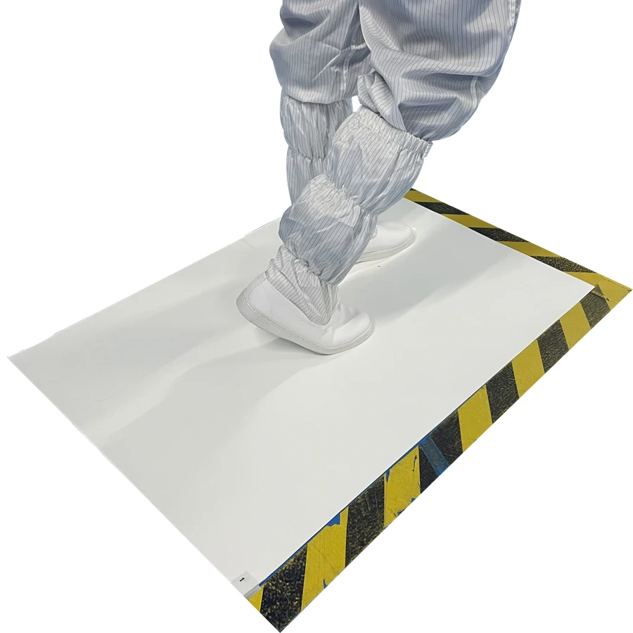 18 X 24inch Multilayer Dust Control Transparent Clear Basketball Grip Traction Sticky Mat Sports For Cleaning Shoes