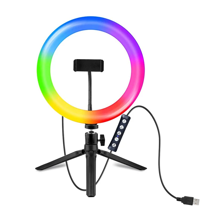 Wholesale Hot Sale Abs+pc Ios And Android Phones Dimming 0-100% Led Phone Ring Light