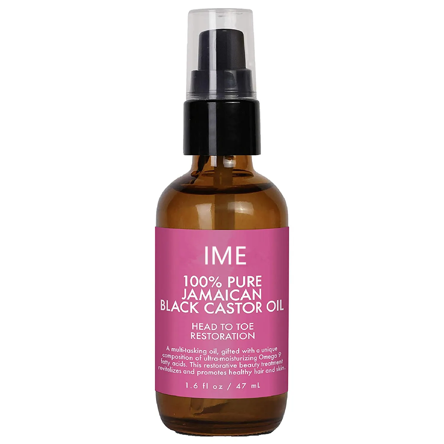 Private Label Paraben Free Head To Toe Jamaican Black Castor Oil For Dry Hair And Skin