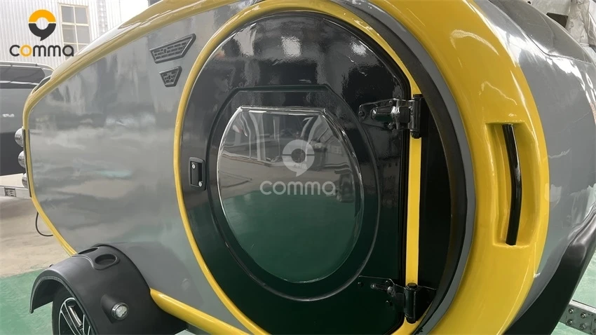 Fiberglass camper trailer 12 ft caravan offroad caravans with slide out fiberglass motorhome