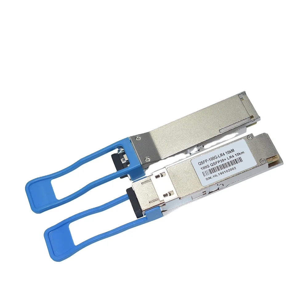 100GBASE-LR4 Ethernet Links  100G QSFP28 LR4 10 km  1310nm  LC  Fiber Optic Transceiver SFP Module