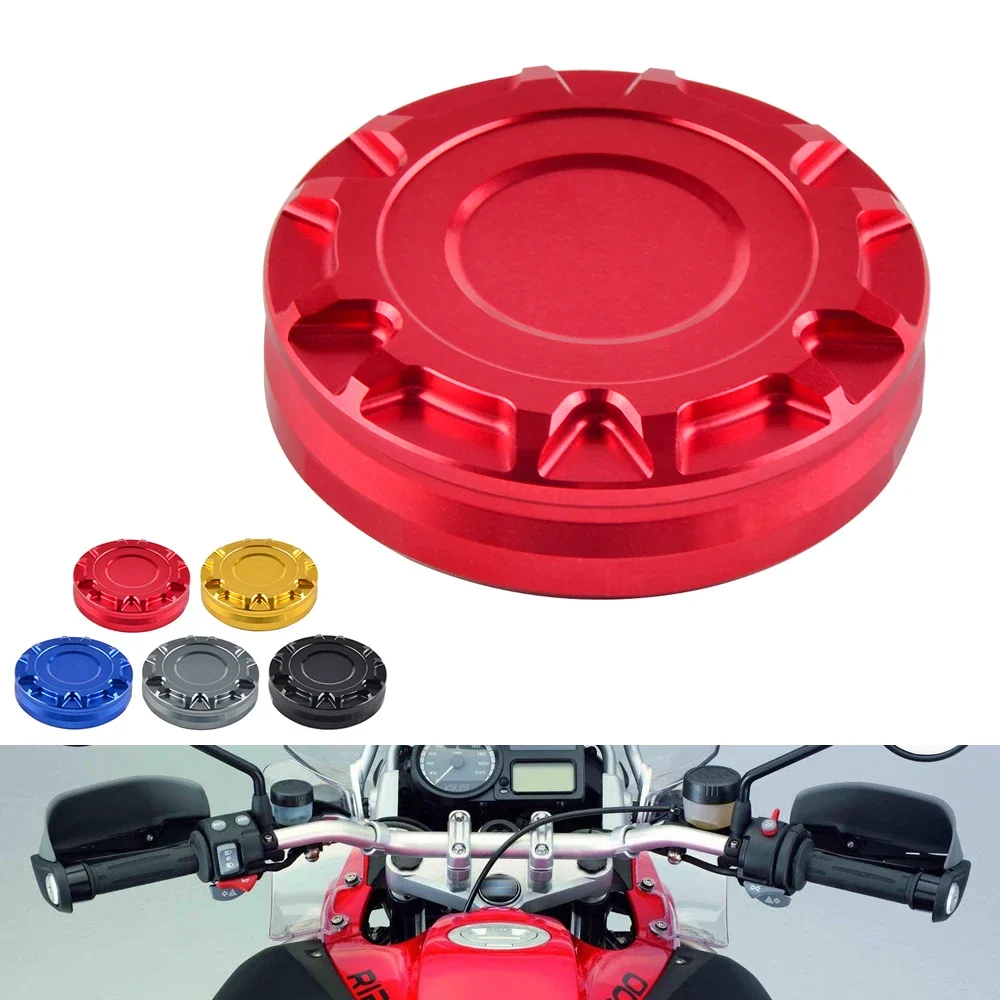 HKAA 6061-T6 Aluminum Orange Motorcycle Rear Brake Oil Filter Oil Cup Cap Cover CNC Aluminum Accessory