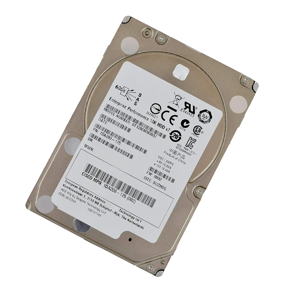 1 2 TB SAS 10K 12GB ST1200MM0088 ST1200MM0008 ST1200MM0007 5 дюймов жесткий диск для сервера