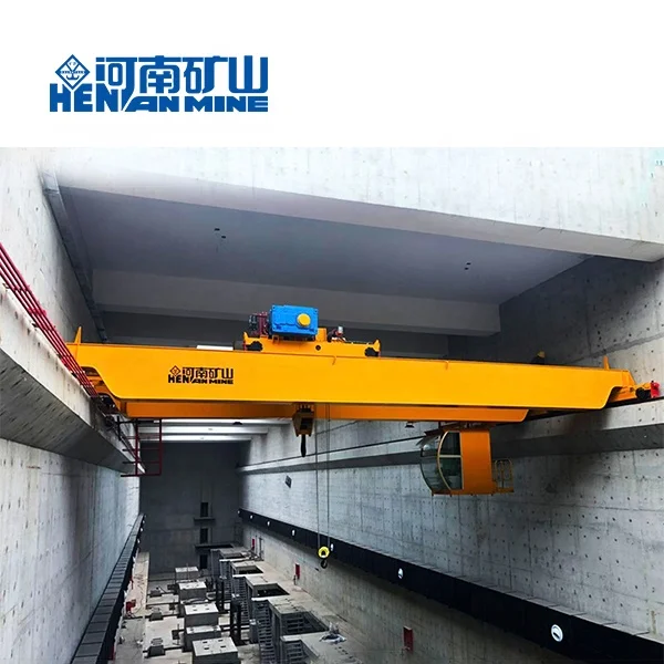 European design bridge crane double beam winch hard gear KSQ VFD control stepless