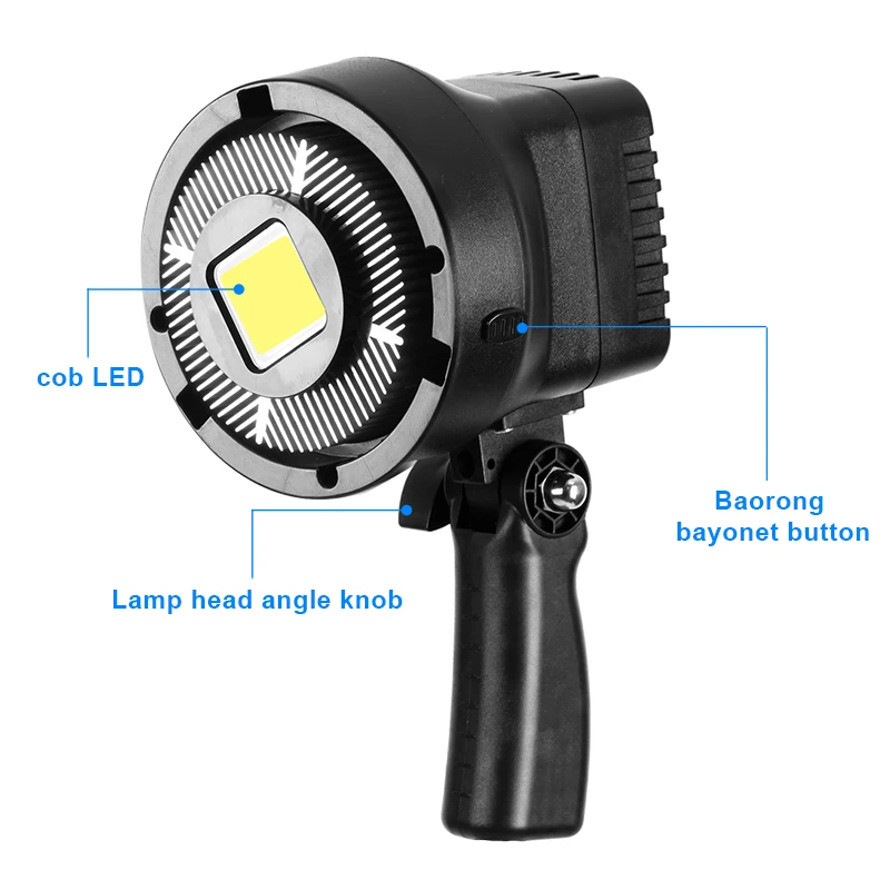Photography Studio 150W LED Video Light  5600K Daylight  Dimmable fill Light Sun Lamp with 3 Color Filters & Remote control