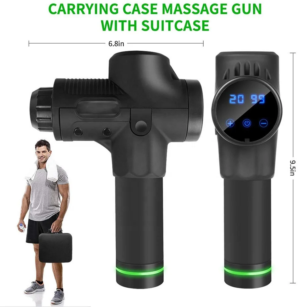 Meresoy Body Deep Tissue Vibration Massager Gun With Function Massage Machines Full Back and Neck Equipment
