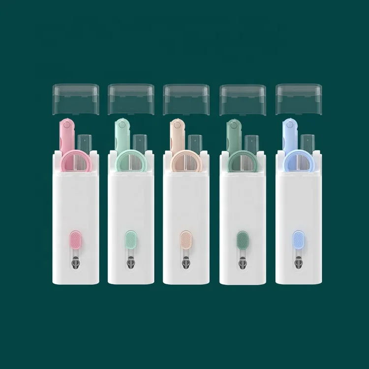 7 In 1 Q6E Cleaning Brush Tool kit for computer cleaner Keyboard Cleaner Kit and Airpods earphones