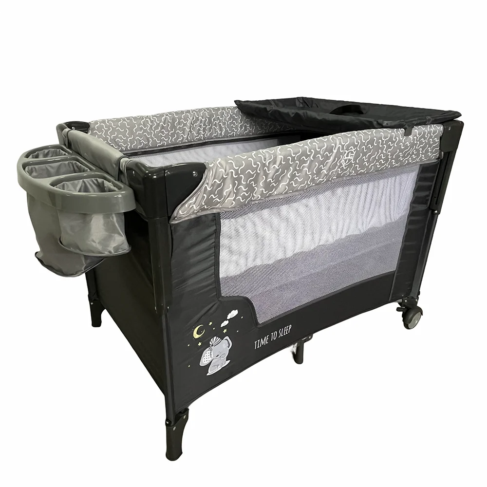 Wholesale Factory Price European Quality Fashion Baby Crib Bedside Baby Bed Portable Safety Baby Sleeping Cot
