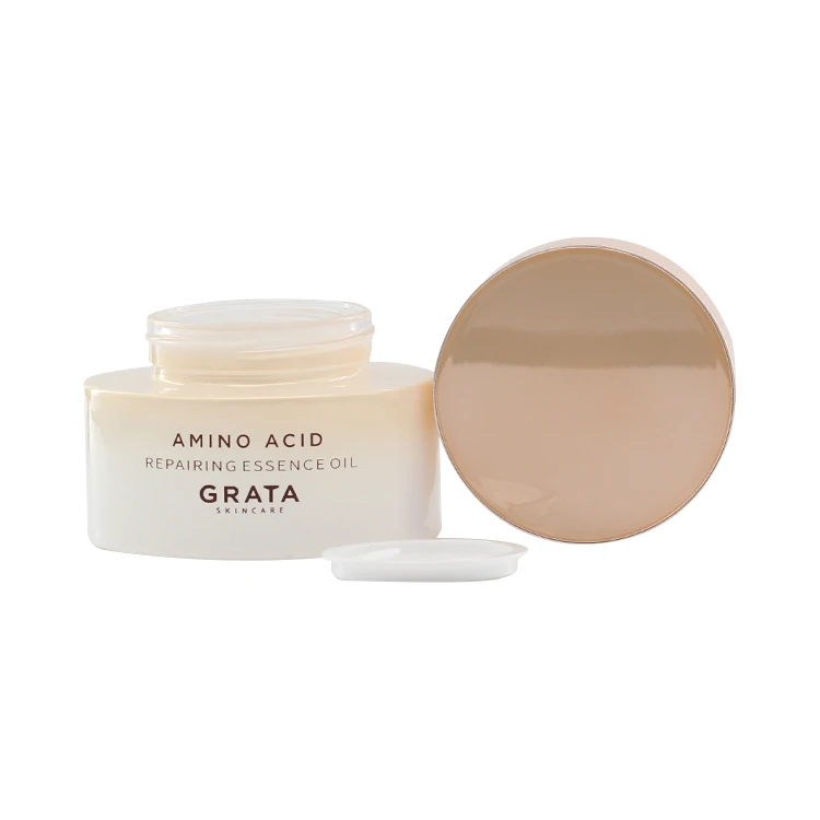 Custom 50g Luxury Cosmetic Skin Care Jcontainer Glass Jars For Eye