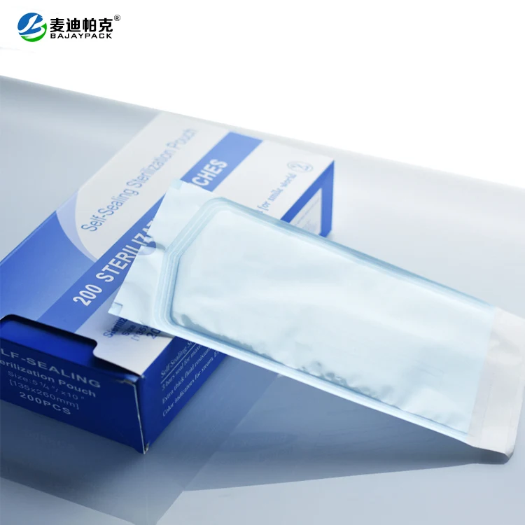 Medical Grade Self Sealing Dental Equipment Packaging - Steam Eto Self Sealing Sterilization Bags