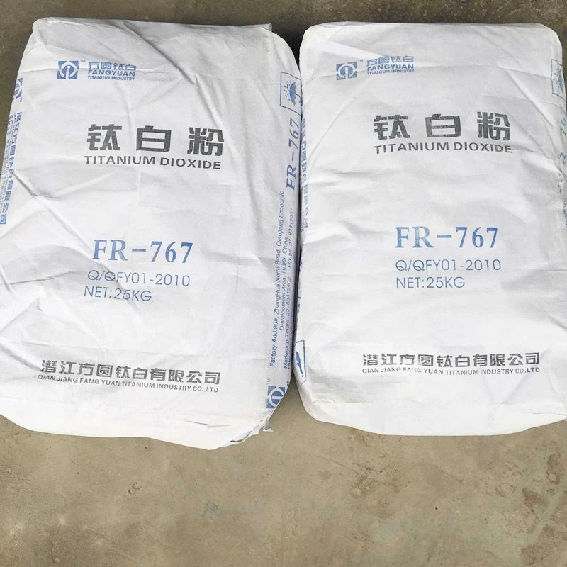 White Pigment Ink Fangyuan FR767 Pigment Titanium Dioxide Powder Anatase Titanium Dioxide For Paint Tio2 Rutile Titanium Dioxide