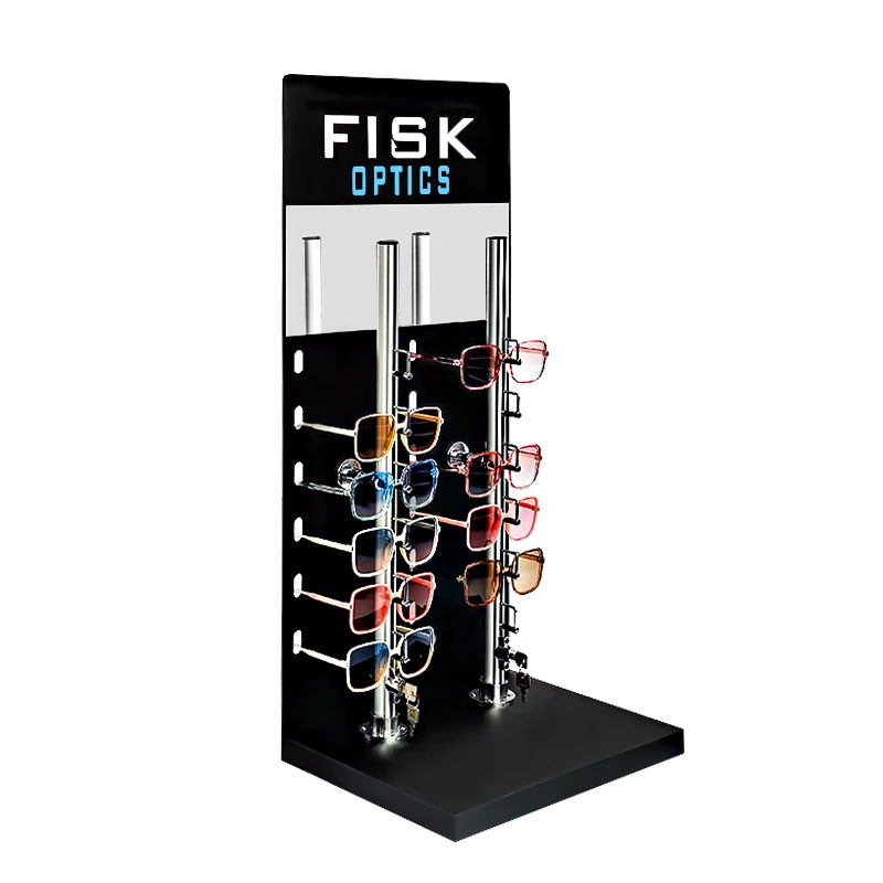 Customized Modern Counter Acrylic Metal Display Stand New Sunglasses Display Rack Eyeglass Display