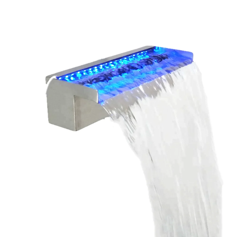 stainless steel 304 and 316 pool cascade Spa jet swimming pool waterfall fountain