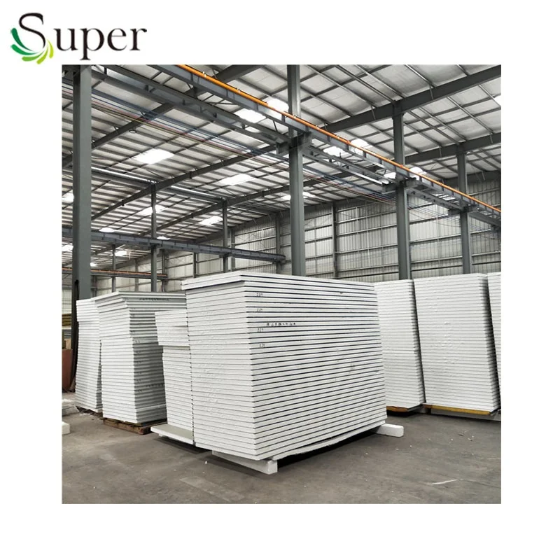 
Sandwich panel roof tile price/color steel Styrofoam eps sandwich exterior wall panel 